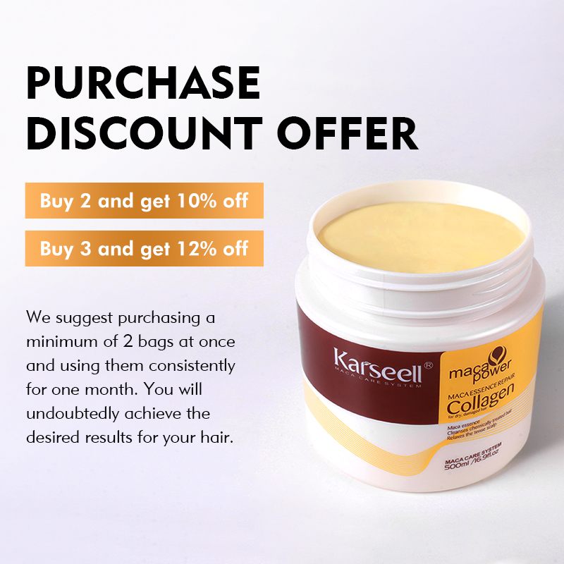 Karseell Hair treatment for dry and damaged hair Karseell maca collagen hair mask factory price wholesale