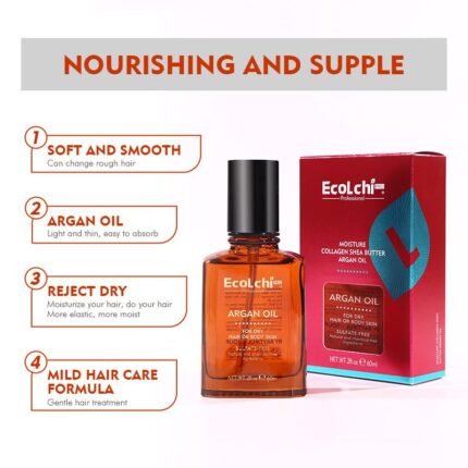 Ecolchi Moisturizing & Nourishing Hair Oil – Smoothing Treatment for Healthy, Shiny Hair (8)