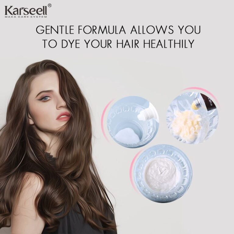 karseell low ammonia Henna dye permanent hair color cream (1)