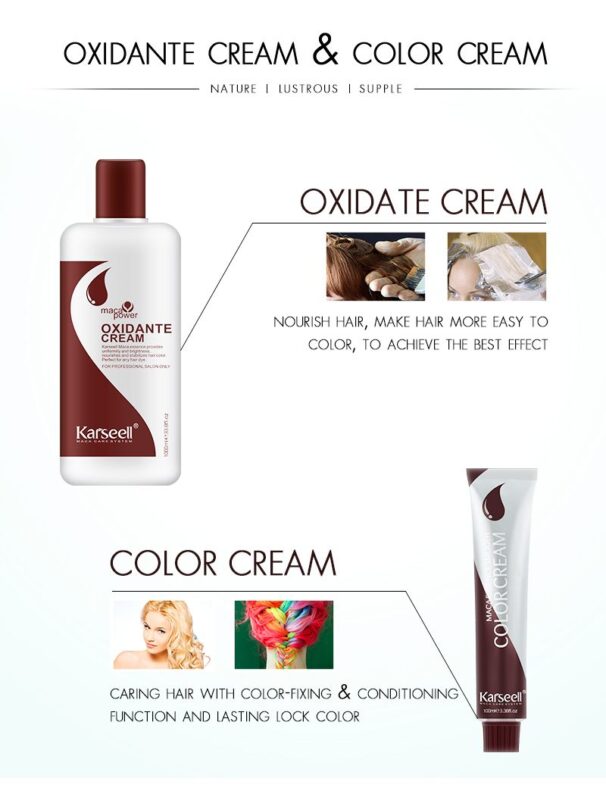 karseell low ammonia Henna dye permanent hair color cream - Karseell ...