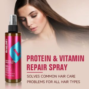 EcoLchi Organic 1 Minute Hair Protein Moisturizer Argan Oil Vitamin Keratin Leave-In Conditioner Spray Heat (1)_1