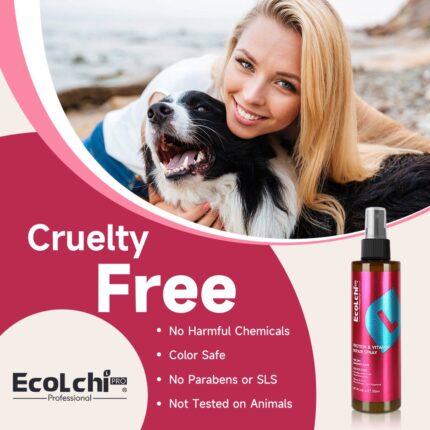 EcoLchi Organic 1 Minute Hair Protein Moisturizer Argan Oil Vitamin Keratin Leave-In Conditioner Spray Heat (1)_1