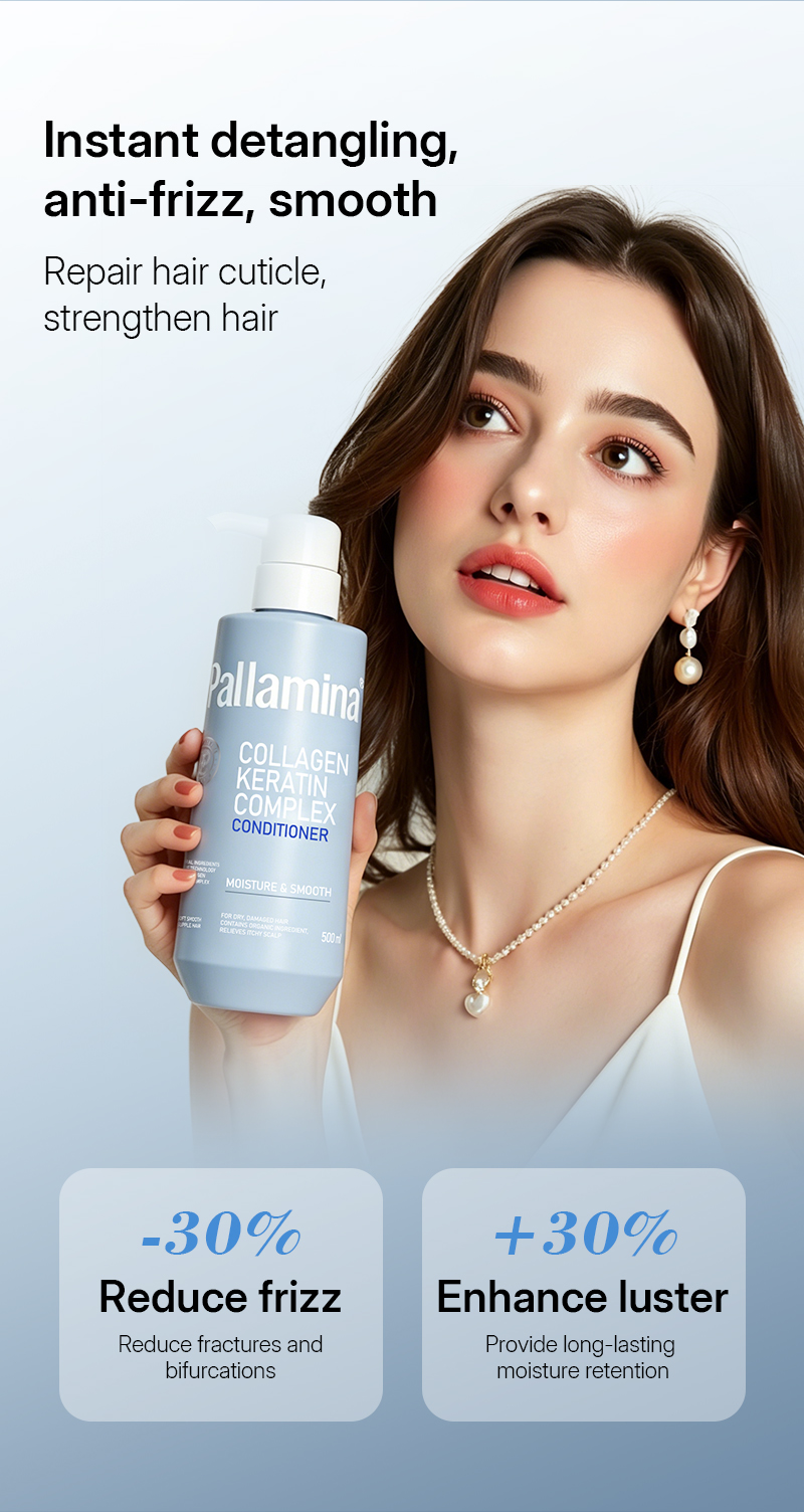 Pallamina shampoo instant silk-touch finish demonstration