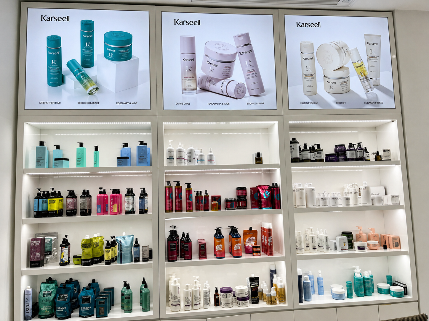 Collagen keratin private label shampoo export packaging and global shipping