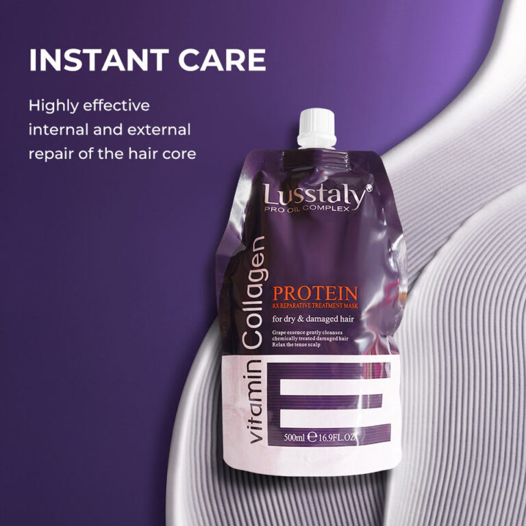 Lusstaly Collagen Hair Mask Repair Dry And Damage Keratin Professional Protein Hair Treatment Smooth Hair Mask - Application & Use - OEM/ODM Wholesale by Chinchy Group