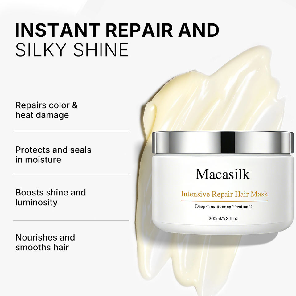 Chinchy Macasilk Intensive Repair Hair Mask Deep Conditioning Treatment Mask - Key Benefits - OEM/ODM Wholesale by Chinchy Group
