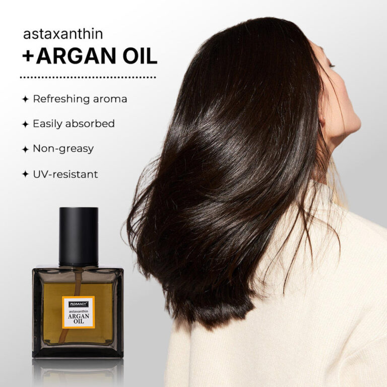 Romacy Brand Organic Moroccan Argan Oil Hair Care Product 55ml Natural Repair Adds Shine For Dry Frizzy Hair Essential Hair Oil - Application & Use - OEM/ODM Wholesale by Chinchy Group