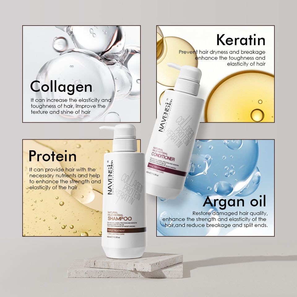Navensi Shampoo & Conditioner - Ingredient Highlights - OEM/ODM Wholesale by Chinchy Group