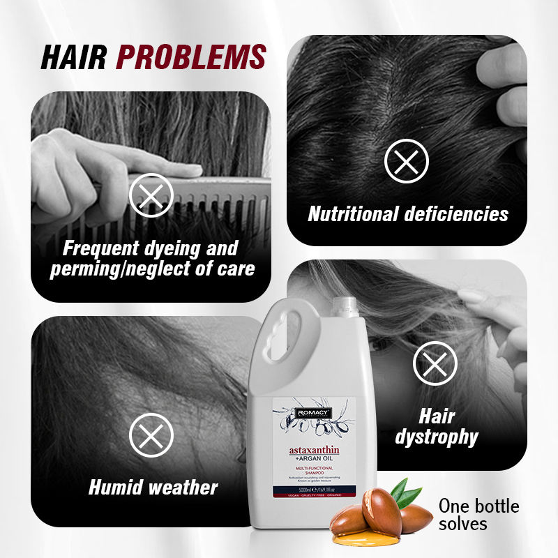 Delofil 5000ml sulfate-free shampoo bottle detail