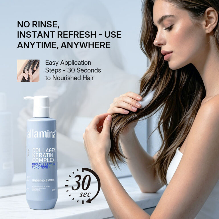 Pallamina shampoo lather demonstration on salon hair