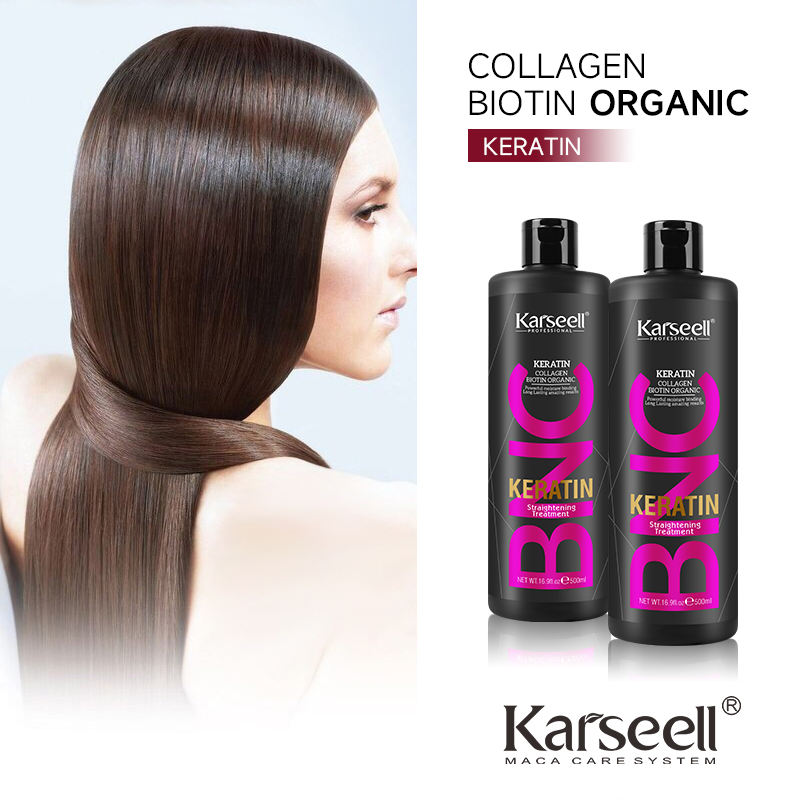 Karseell BNC treatment - smooth, shiny hair result