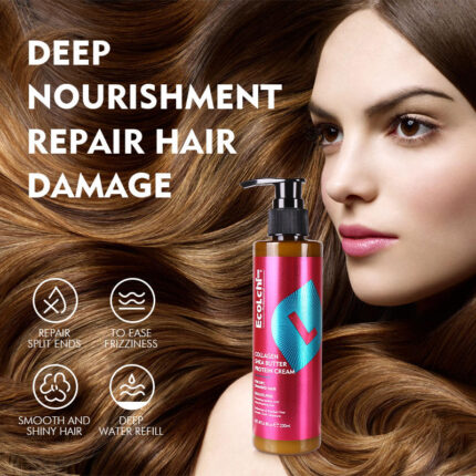 ECOLCHI Nourishing Collagen Shea Butter Protein Cream Leave-in Conditioner - Product Showcase - OEM/ODM Wholesale by Chinchy Group