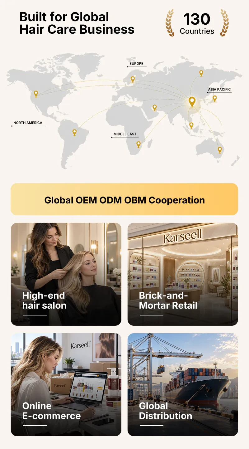 Global OEM ODM OBM cooperation for leave in conditioner