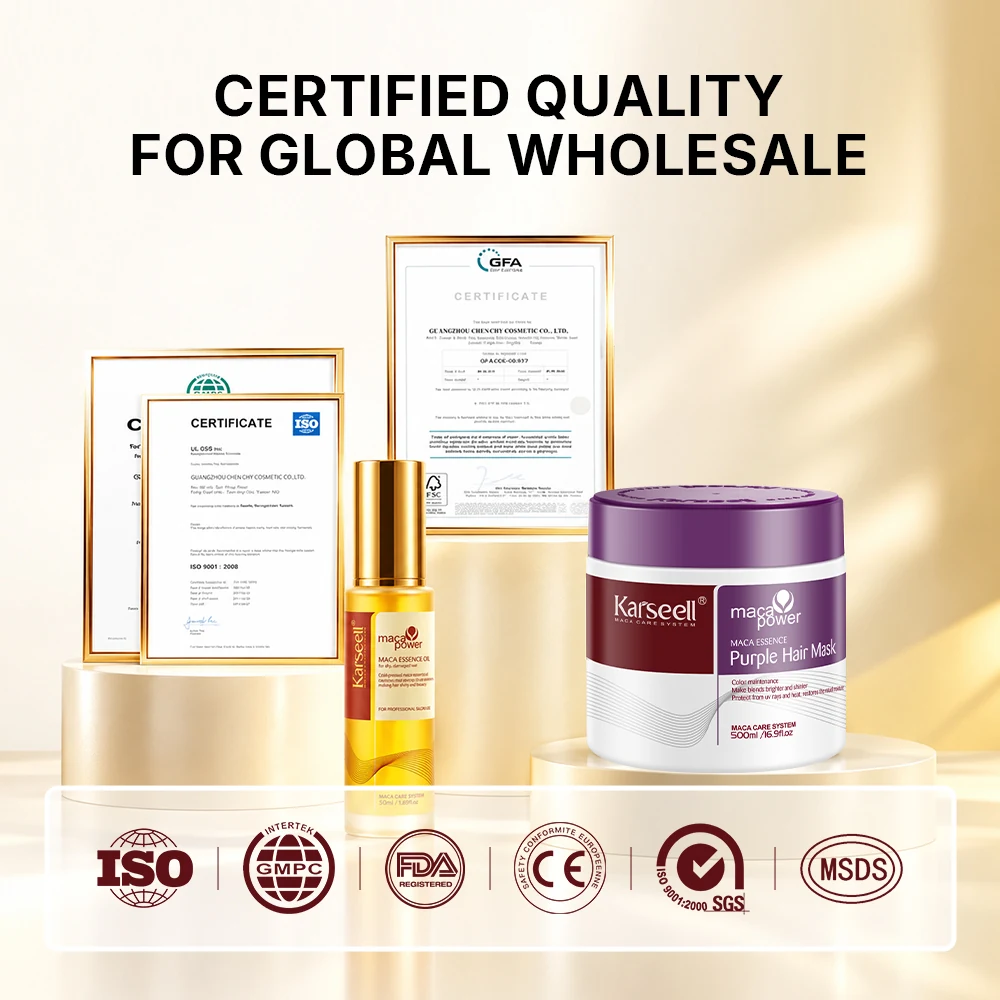 Karseell Purple Hair Mask & Hair Oil Set - Image 4