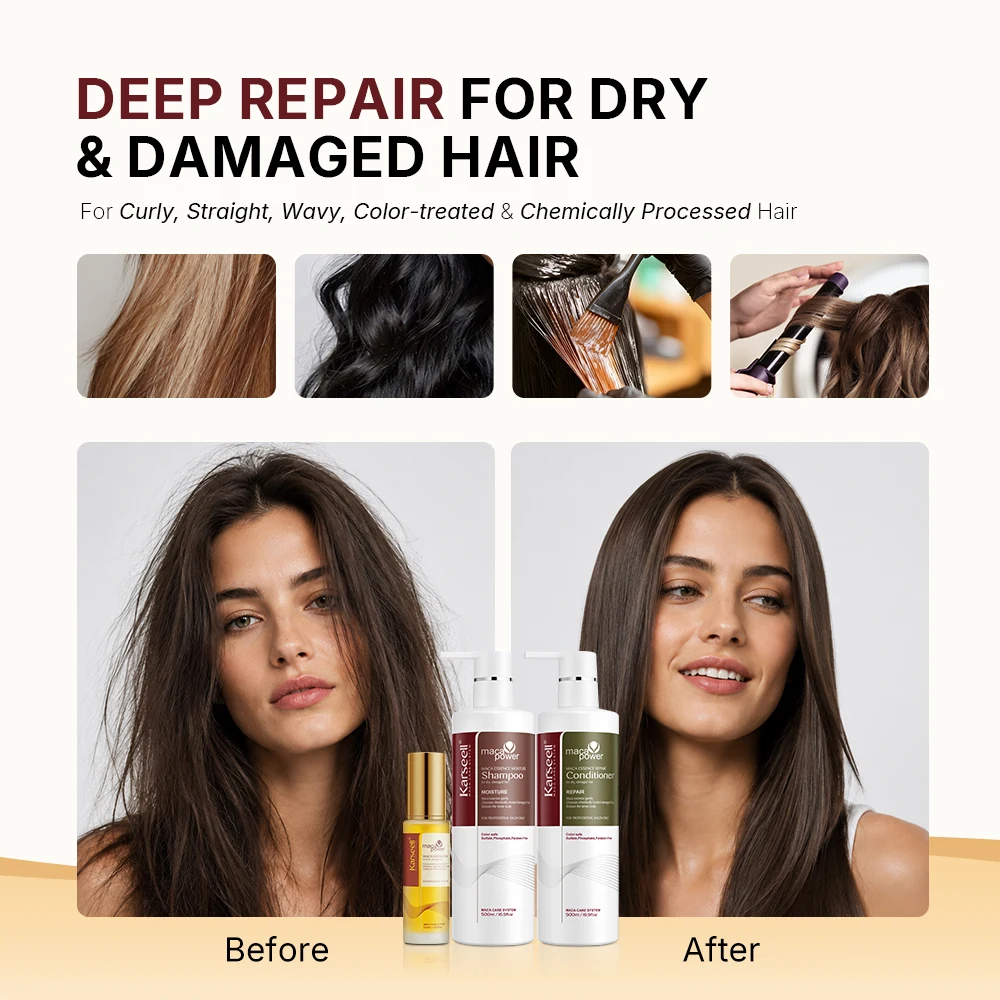 Karseell Shampoo, Conditioner & Hair Oil Set - Image 5