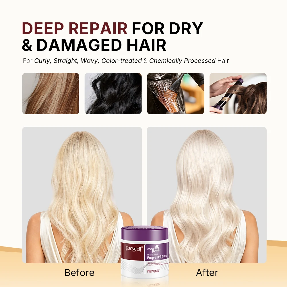 Karseell Purple Hair Mask - Image 5